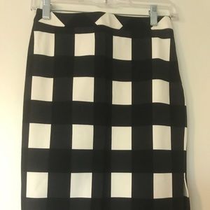 Knee length office skirt